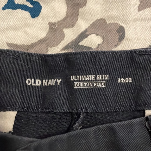 Mens Navy Old Navy 34x32 Chinos - Picture 2 of 2